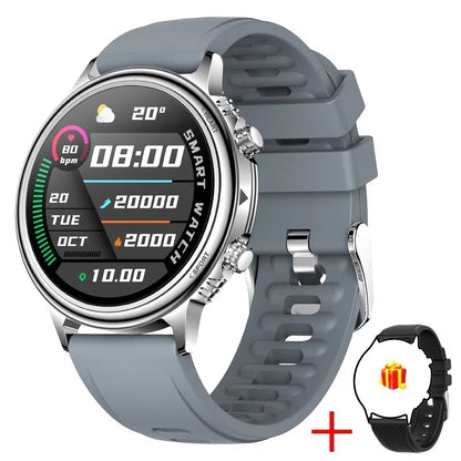 2026 AI Głos Mężczyźni Smartwatch Wojskowy Monitor Zdrowia Bezprzewodowe Połączenia Fitness Wodoodporny Sportowy Smartwatch dla Telefonów z iOS i Androidem
