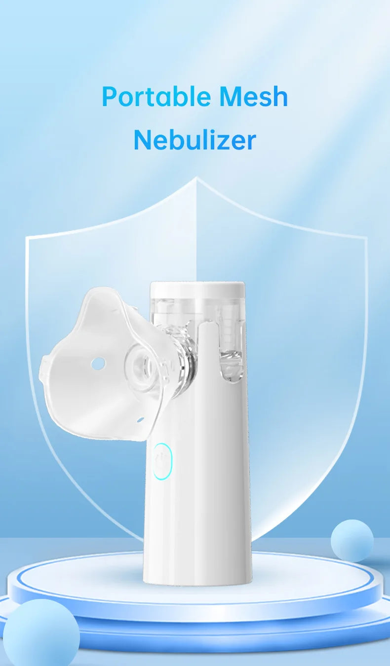 Medical Silent Mesh Nebulizer Handheld Asthma Inhaler Atomizer Children Health Care Mini Portable Nebulizer Humidifier