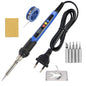 60W 80W Electric Soldering Iron LCD Digital Display Adjustable Temperature Welding Repair Tools 220V / 110V Solder Wire Tips