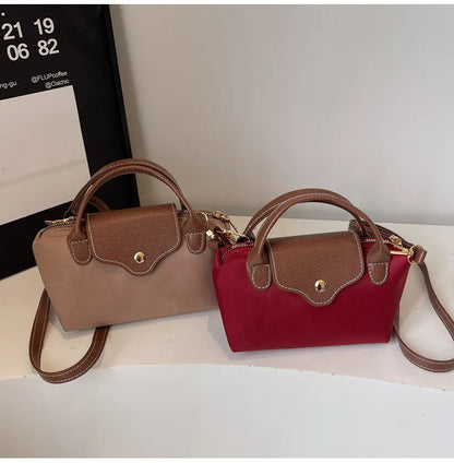 Retro Casual Fashion Ladies Shoulder Bag Stylish Trendy Crossbody Bag Quality Small Square Bag Urban Minimalist Style Polyest...