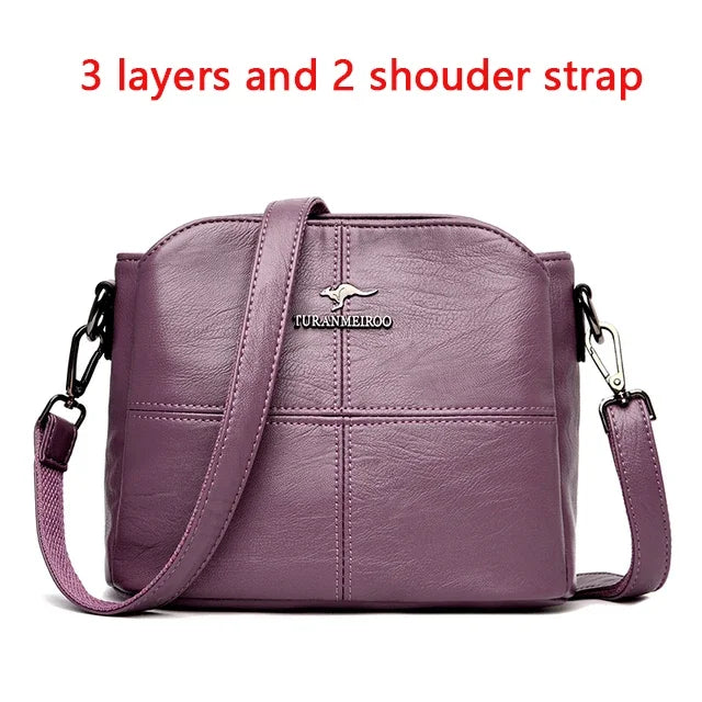 Casual Women's Bag High Quality Pu Leather Shoulder Bags for Women 2022 Ladies Crossbody Bag Purses and Handbags Luxury Designer