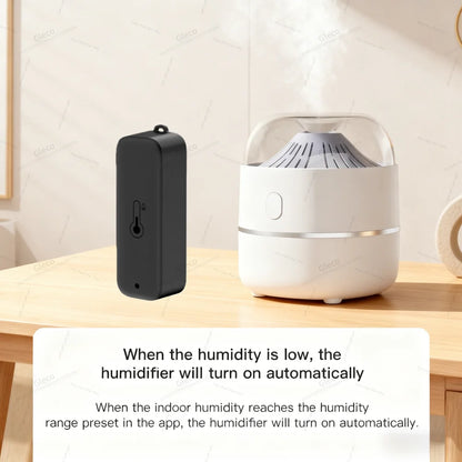 TUYA Wifi/Zigbee Waterproof Temperature And Humidity Sensor Outdoor Smart Life Thermometer Hygrometer Detection For Garden Home