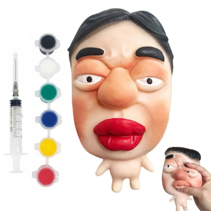 Refillable Pimple Silicone Squeeze Toy with Pigment Fun Interactive Prank Acne Squeezes Toys for Adults Birthday Novelty Gift