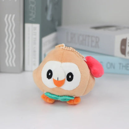 Pokemon Plush Keychain Anime Jigglypuff Gengar Sprigatito Urchin Mimikyu Sylveon Mew Umbreon Rowlet Stuffed Plushies Toys Gifts