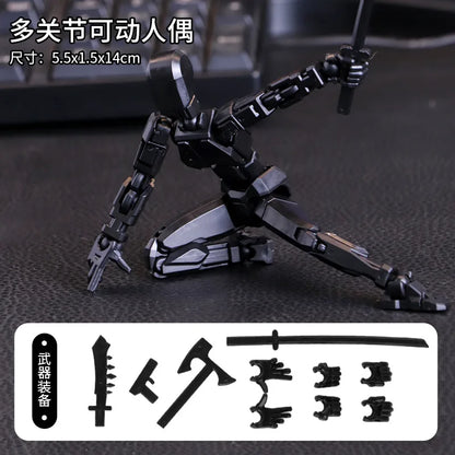 13 Jointed 3D Printed Mannequin Character Assemble Toys Movable Action Figures Shapeshift Robot Parent-children Game Kids Gifts