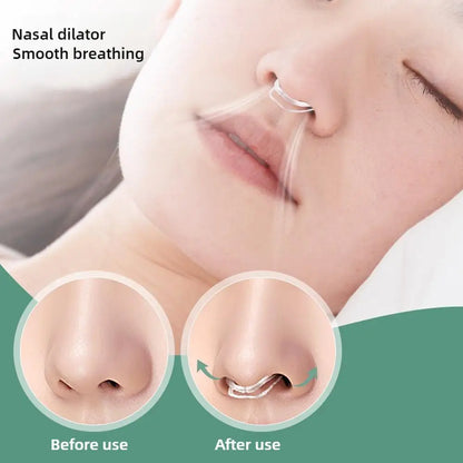 Anti Snoring Apnea Nose Clip Breathe Aid Silent Snore Device Sleeping Aid Equipment Anti-Snoring Breathe Aid Nasal Dilators