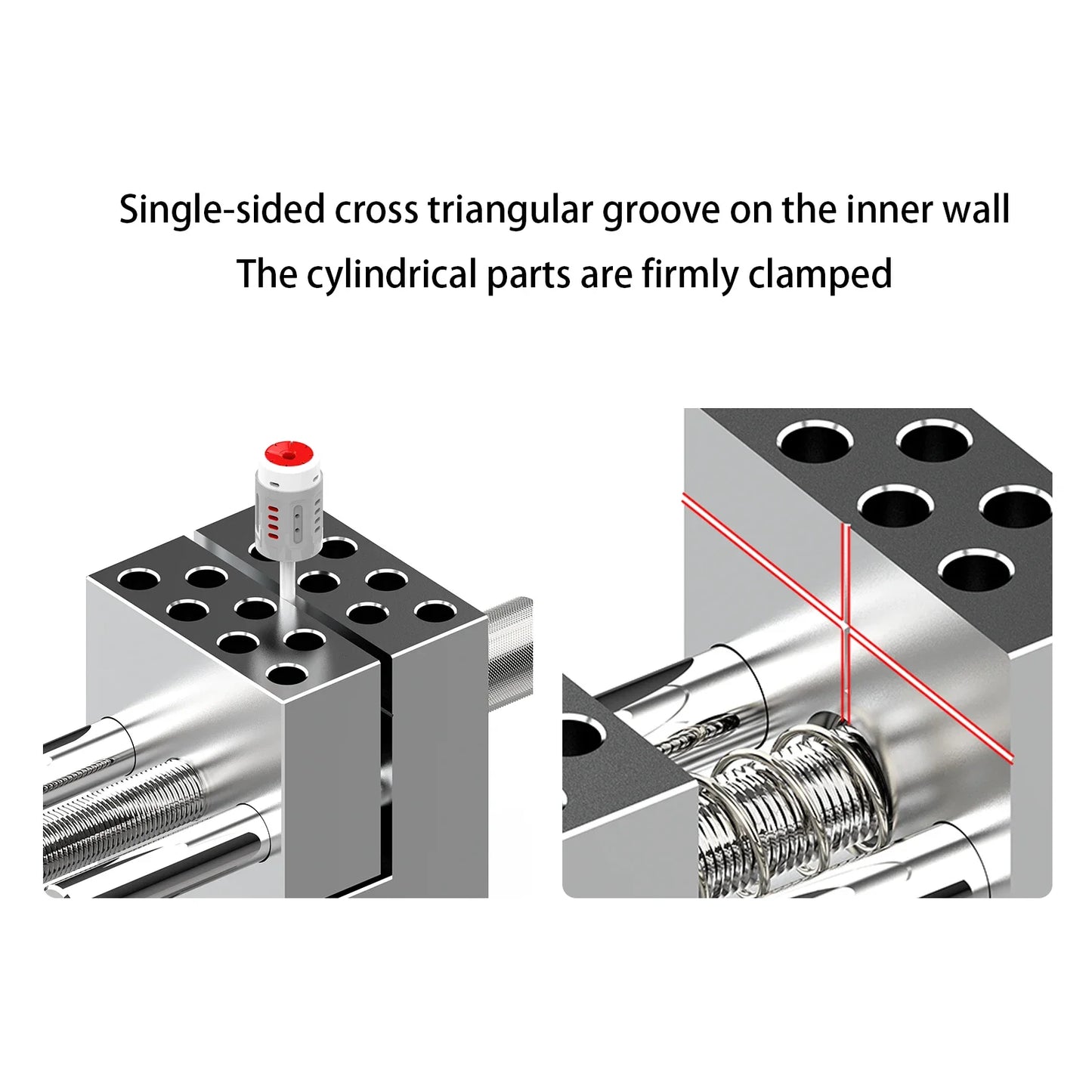 MAZHA T0010 2-in-1 Mini Portable Table Vise Compact Adjustable Clamp Precision Tool for Modeling Hobby DIY