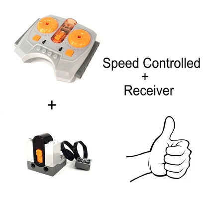 New Technical Motor Parts Building Blocks Power Function PF Model Sets Compatible Tarin Accessories MOC High-tech Bricks