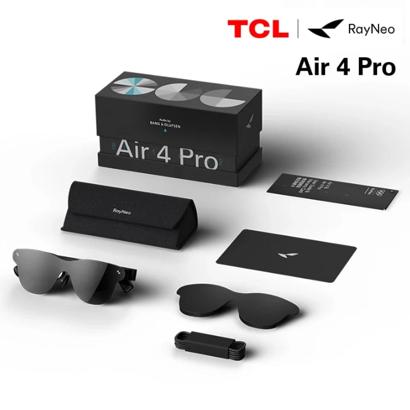 TCL RayNeo Air 4 /Air 4 PRO /Air 3S/2S Inteligentne okulary AR 201-calowy Micro OLED 3D HD Prywatne Kino do telefonu, komputera, konsoli do gier