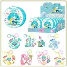 Genuine LDCX Hatsune Miku Building Stories Blind Box Keychain - Kawaii Anime Character Plush Pendant Collection Toy Gift