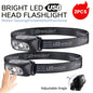 500 Lumen USB Rechargeable Headlamp Motion Sensor Bright LED Running Fishing Flash Head lamp Headlight Infrared Sensor Light