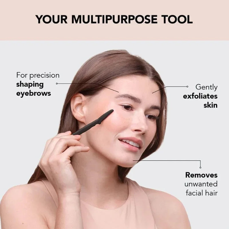 3/30/40Pcs Body Hair Removal Shaver Blades Eyebrows Shaping Knife Eyebrow Trimmer Makeup Beauty Tools Safe Eye Brow Razor Face