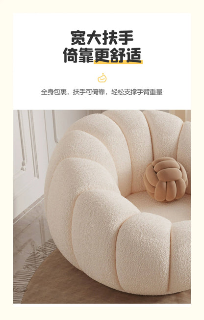 Lazy sofa single double pumpkin sofa reclining sleeping cloud swivel chair bedroom Internet celebrity sofa balcony sedentary