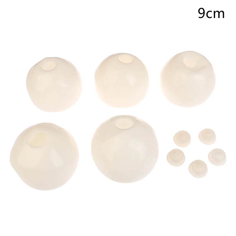 [DO]5Pcs/Set Relieve Stress Toy Handmade Ball DIY Empty Ball Leather TPR Fluid Player Noisy Ball Venting Ball[DO]