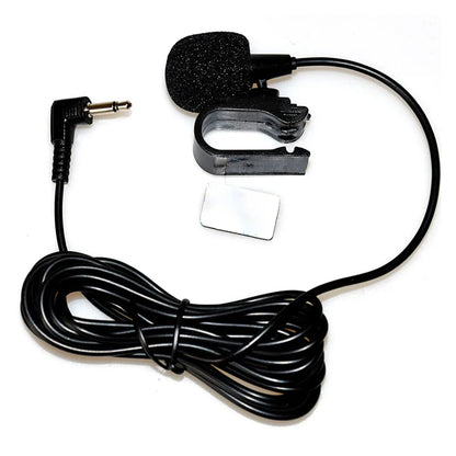 3.5mm Clip Jack Plug Mic Car Audio Microphone Stereo Mini Wired External Microphone For Auto DVD Radio 3m Long Professionals