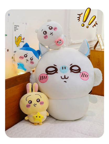 New 30-80cm Kawaii Hachiware Momonga Plush Toy Plush Dolls Are Soft But Not Easily Deformed Plush Room Decoration Birthday Gift