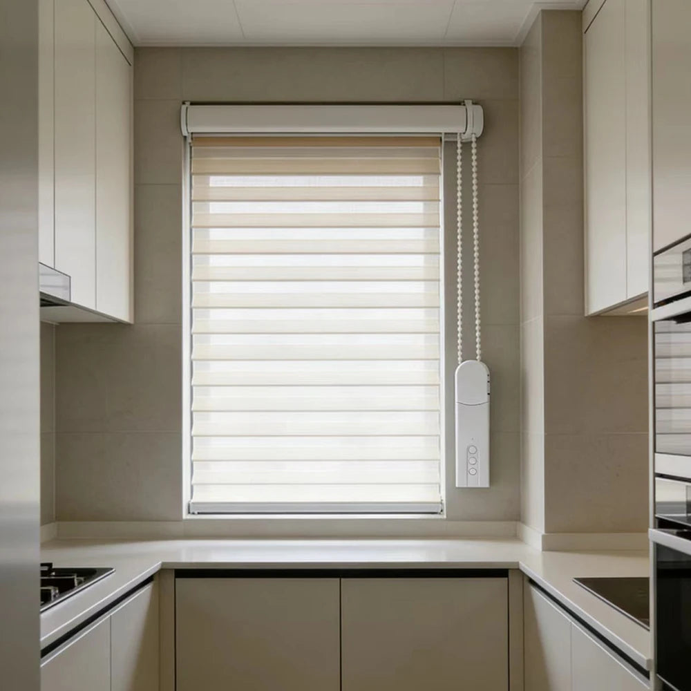 WiFi Smart Blind Motor Zigbee Electric Curtain Drive Shutter with RF Remote Tuya APP Control Alexa Google Assistant Alice