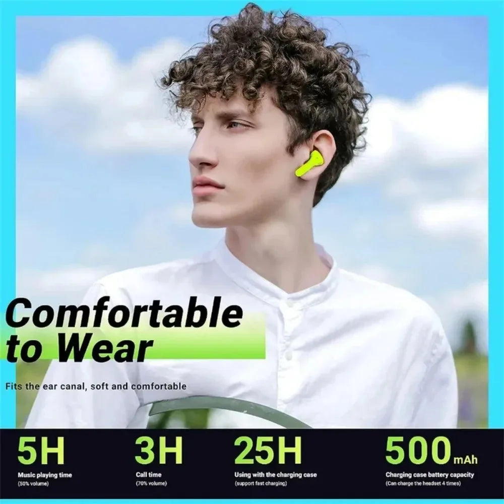 Transparent Crystal ENC Noise cancelling Earphones & Headphones Auriculare inalambrico Gaming Air 31 TWS Wireless Earbuds