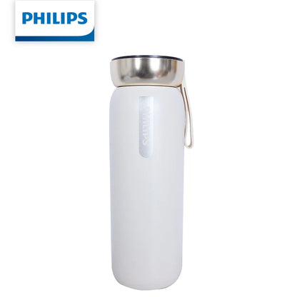 Philips AWP2775 Smart Temperature Display Thermos 460ml Vacuum Insulated Water Bottle with Type-C Charging SUS316