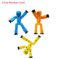 Suction Cup Sucker Sticky Robot Toys Collectable Action Figures Toy Create Stop Motion Animation Great for Kids Ages 4+