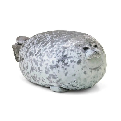 20cm Plush Blob Seal Pillow Mother with Four Kids Seal Chubby 3D Novelty Sea Lion Doll Stuffed Toy Pillow Gifts for Kids Girls