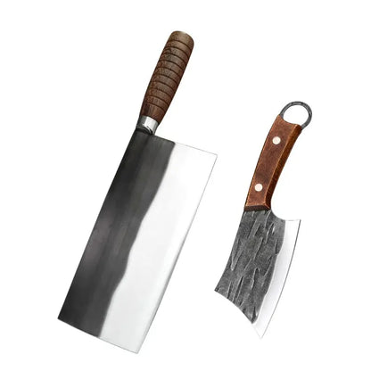 Handmade Forged Chinese Cleaver Knife Ultra Sharp Slicing Filleting Knives Chef Knife for Meat Vegetable Kitchen Cooking Tools