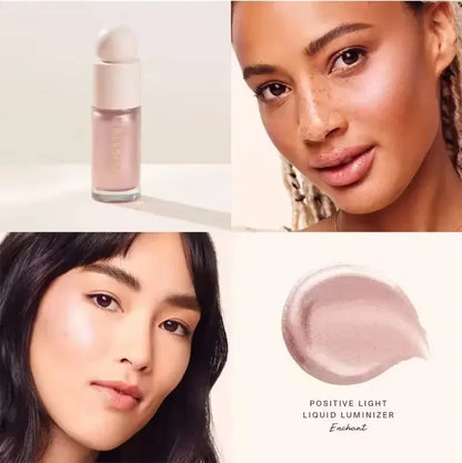 Rare Beauty Light Silky Touch Highlighter Soft Pinch Liquid Blusher Positive Light Lqiuid Luminizer Lasting Oil Control Makeup