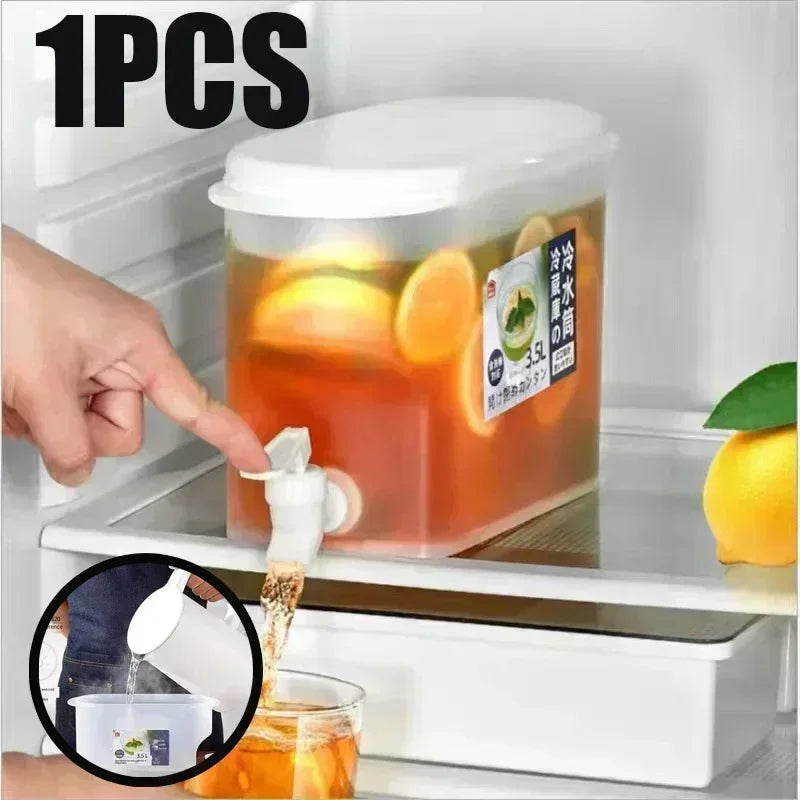 1/2PCS 3.5L Large Capacity Cold Kettle Water Bottle for Refrigerator Special Iced Drinks Iced Beverage Dispenser Universal Tool