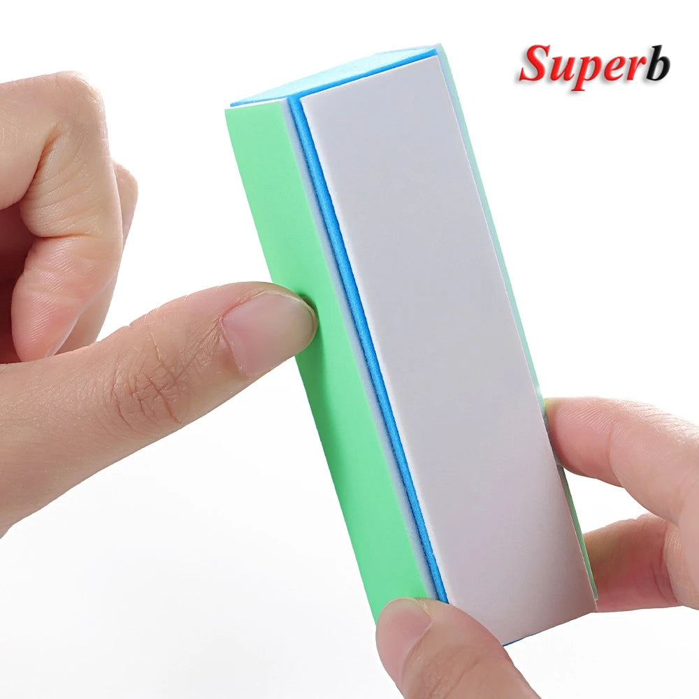 Double Sided Sanding Sponge Multifunctional Reusable Hand Sander Blocks for Watch Strap Nail Polishing Watch Cleaner Rod