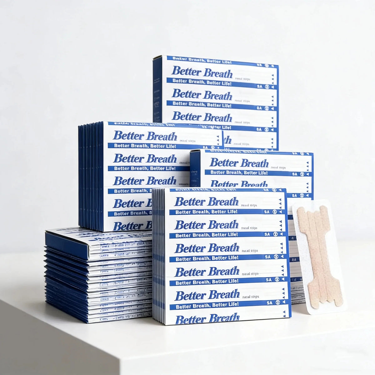 300/200/100PCS Breath Nasal Strips Sleep Aid Device Easier Breathing Nose Patch for Better Sleep Snoring Aid