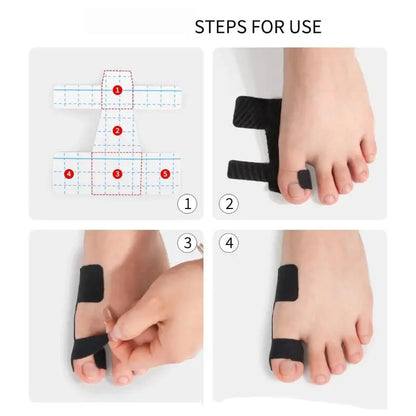 20PCS Bunion Corrector & Pain Relief Kinesiology Athletic Tape For Bunions & Turf Toe,Big Toe Spacer/Separator/Straightener Tape