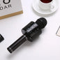 Wireless Karaoke Microphone  Bluetooth Speaker, Multi-Function Controls 5-in-1 portable Handheld Mic for singing For Party