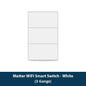 Zemismart Matter WiFi 1 2 3 4 6 Gangs Smart Wall Light Switch Neutral Required with Big Button SmartThings App Homekit Control