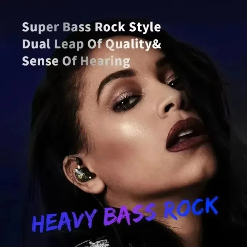 QKZ CK5 FiLe Wired Earphone Professional Gaming And Sports Noise Cancelling Headphones with Microphone HiFi Music Earphone