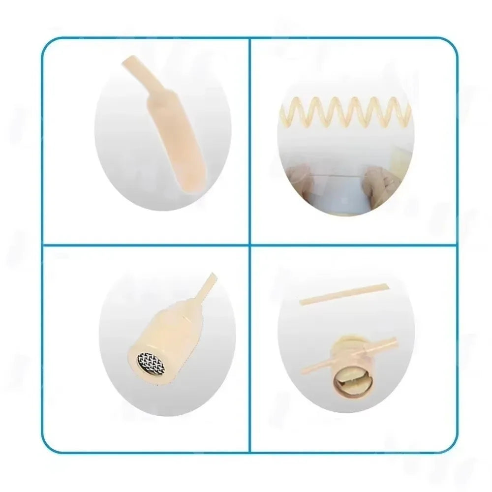 Beige Headset Mic Wireless Double Earhook Headworn Microphone 3.5mm 3 Pin Amplifier Voice Speaker Microphone Accessories