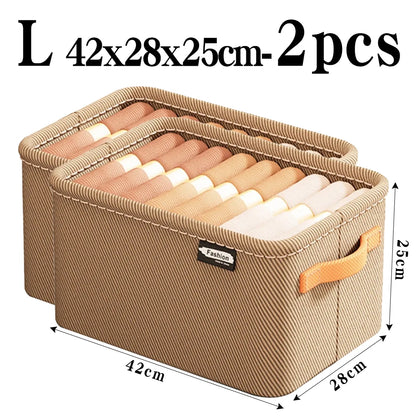 Thicken Clothes Organizer Pants Sweater Storage Cabinets Drawers Organizer Jeans Storage Box Wardrobe Clothes Storage Organizers