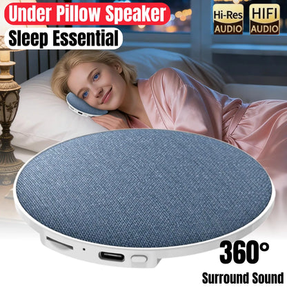 High Dynamic Sound Quality Bluetooth Speaker Bedside Sleep-enhancing Audio Ultrasonic Pillow-top Sleep Aid Speaker 2026 NEW