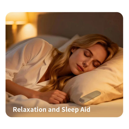 High Quality Bone Conduction Sleep Bluetooth Speaker White Noise Rechargeable Under-pillow Speaker Portable Ultrasonic Sleep Aid