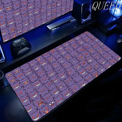 Laptop Black Gaming Accessories Mouse Pad Keyboard Non-slip Rug PC Japan Anime P-pokemon Gengar Mousepad Gamer Keyboard Carpet