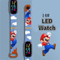 Kids LED Watch Touch Control Digital Watch Silicone Strap Waterproof Sport Wristwatch for Boys Girls Children Birthday Gift