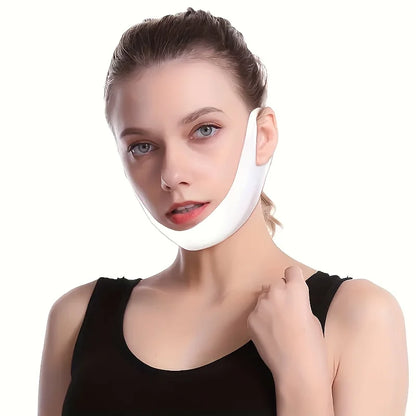 Single-sheet reusable V-shaped tightening mask, a refreshing and comfortable essential for summer，Lightweight facial tool design