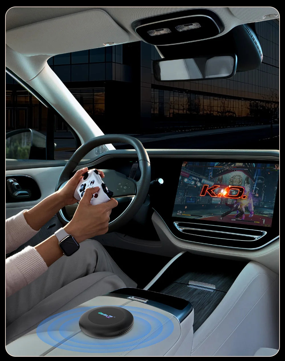 2026 5G Car Ai box SM6350 CarPlay Wireless Android 15.0 Ultra2 Android Auto Wireless Ai Box Support Youtube Netfilx IPTV BT5.1