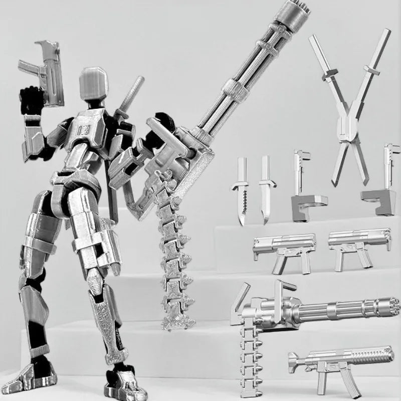 T13 Titan 13 Action Figure Set Robot Action Figure 3D Printed Robo 13 Action Fidget Toys For Collectors Desktop Decorations