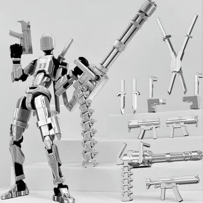 T13 Titan 13 Action Figure Set Robot Action Figure 3D Printed Robo 13 Action Fidget Toys For Collectors Desktop Decorations