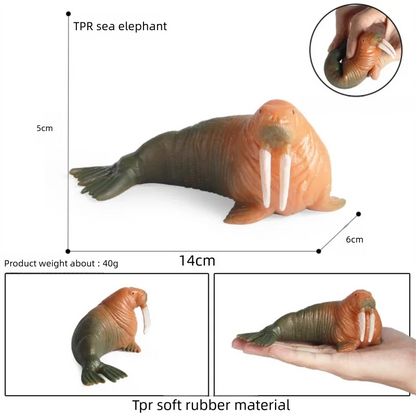 Oenux Simulated Insect Mouse Lizard Sea Animal Models Realistic Dolls Soft Rubber TPR Material Collectibles Halloween Prank Toys