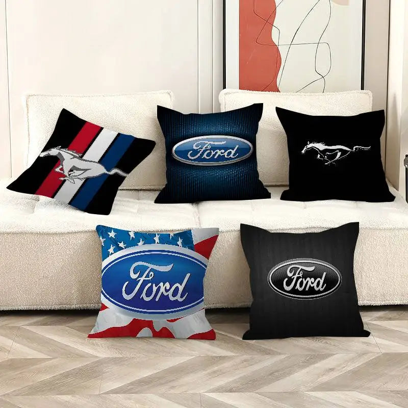 Car F-Ford Pillow Anime Pillow Sofa Bed Head Pillow Cover Cushion Cover 45x45 cm Fashion