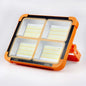 Solar outdoor lamp household waterproof glare large-capacity portable lamp high-power rechargeable magnetic emergency lamp
