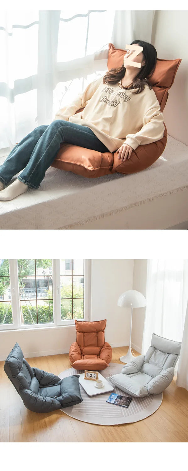 New Human Kennel Lazy Sofa Japanese Tatami Bay Window Chair Bed Back Chair Foldable Dormitory Waist Armrest