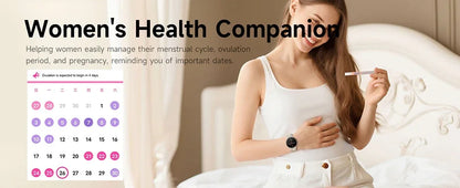 2026 New 7.6mm Ultra-Slim Smart Watch Women AMOLED HD Display LED Flashlight Always-On Time Display Fashion Ladies Smartwatches