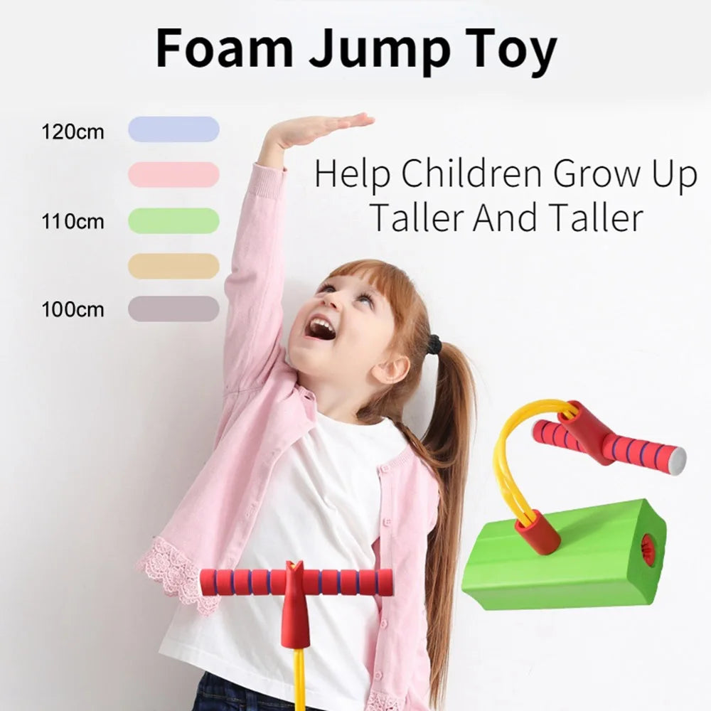 Kids Grow Taller Balance Toy Frog Jumping - Outdoor Sports Exercise Equipment Fitness Bouncing Sound Children Education Toys